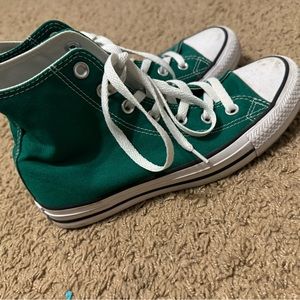 Green Hightop Converse